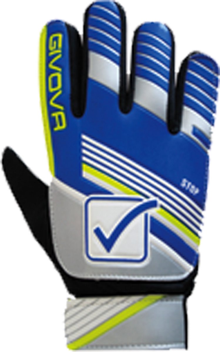 Givova keepershandschoenen - Guanto Stop - blauw/grijs - maat 7