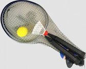 Badminton set - 2 x racket + balletje + shuttle 44 x 20,5 cm
