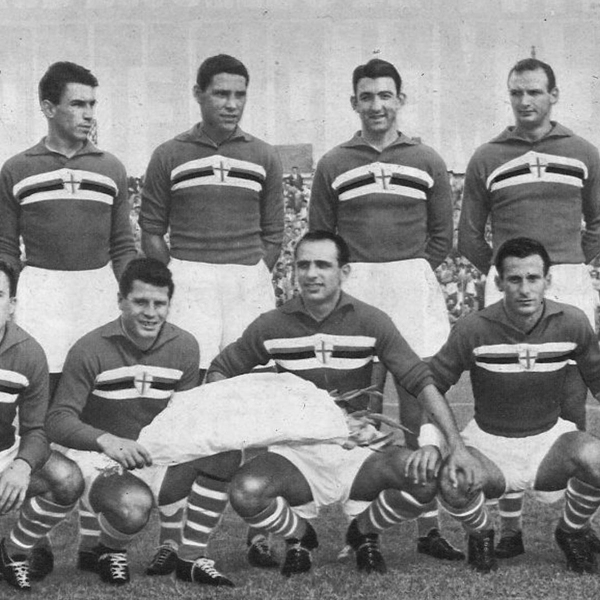 UC Sampdoria 1956 - 57 Maillot Rétro Foot Blue S | bol
