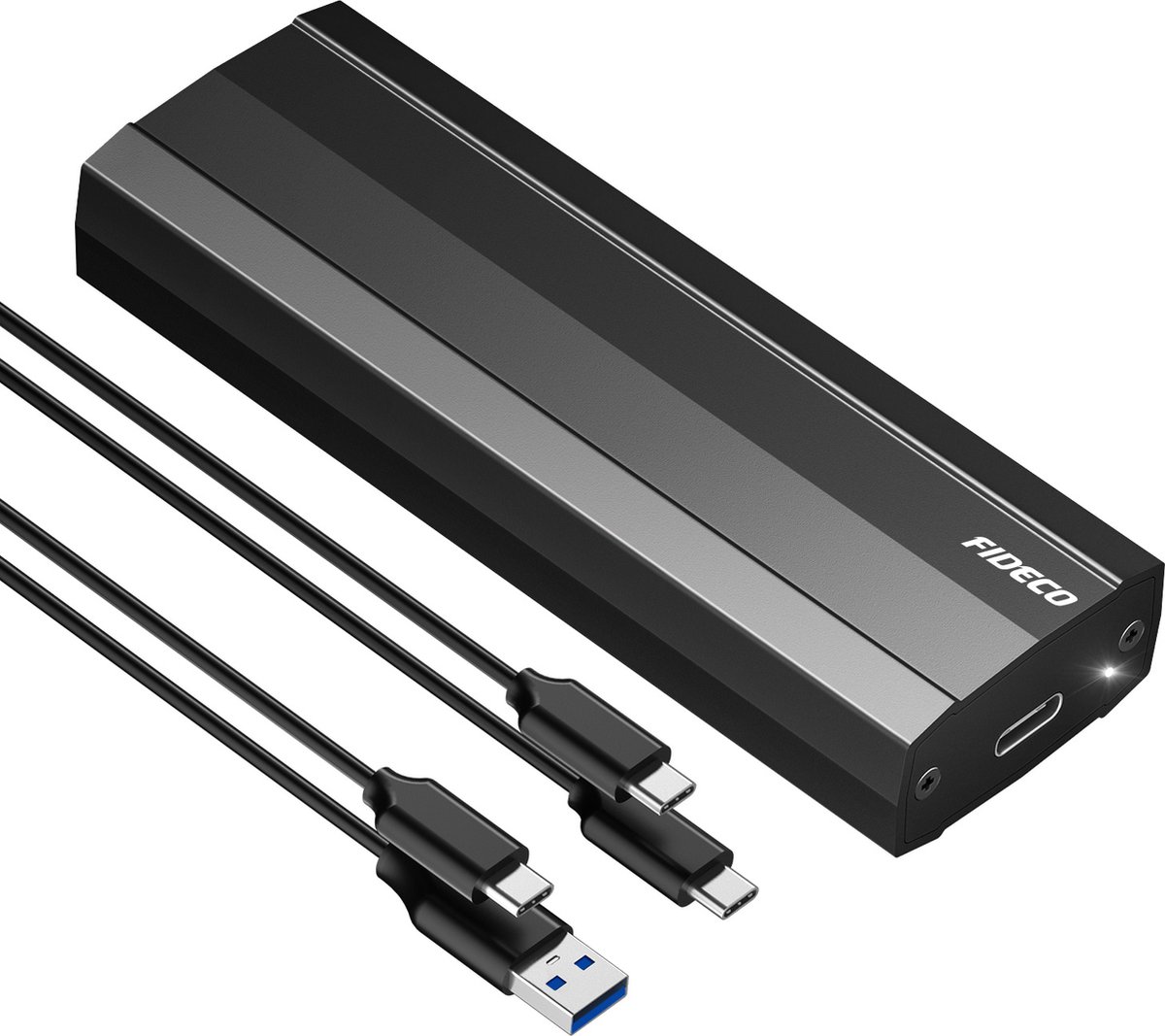 M.2 NVME/SATA externe behuizing | USB 3.1 (10 Gbps)