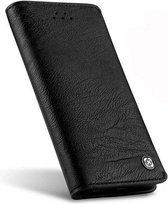 iPhone 6 portemonnee hoesje zwart leder uit de gentleman serie