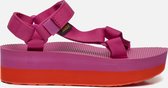 Teva W Flatform Universal Dames Sandalen - Roze - Maat 42