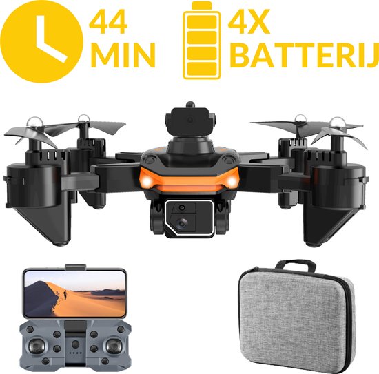 Killerbee FX1 Maverick - Drone met dubbele camera - geschikt voor kinderen en volwassenen - Ultra Fly More Combo - 48 minuten vliegtijd - Inclusief gratis video tutorials, tas en 4 batterijen!