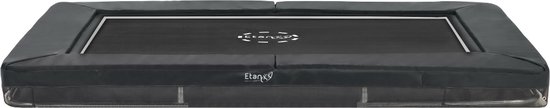 Etan® Premium Trampoline Inground - 310 x 232 cm - Grijs - Rond - UV-bestendig Randkussen - Max. Gebruikersgewicht 150 kg
