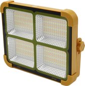 Lampe de travail TETRA - TWL-500 - Lampe LED - 8000 Lumen - Etanche IP66 - Rechargeable - Panneau solaire