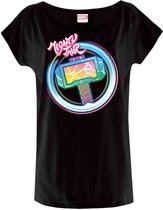 Marvel Thor - Neon Hammer Dames T-shirt - M - Zwart
