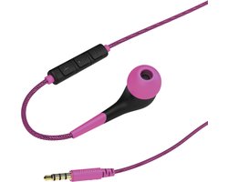 Hama Neon Headset Bedraad In-ear Muziek Zwart