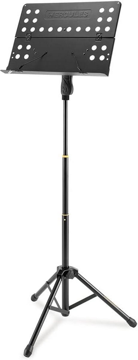 Muziekinstrument Standaard met Eénhandige Hoogteverstelling, 3-delig
