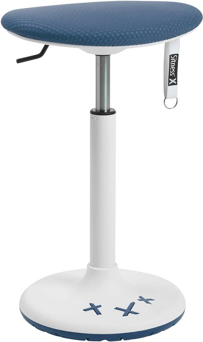 Ergonomische Kruk Petrolblauw - Verstelbaar en Dynamisch Zitcomfort