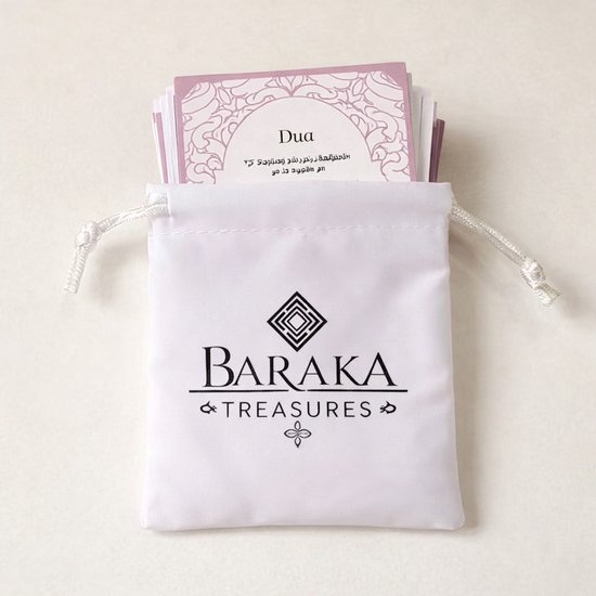 Baraka Treasures Islamitische Dua Kaarten - Gebedskaarten - 40 Stuks - 38 Duas uit de Koran + 2 Blanco - Eid Cadeau - Ramadan Cadeau - Engels van Merkloos — afbeelding 5