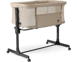 Deryan Snoozy Co Sleeper - Wieg - Verstelbaar frame - Geschikt vanaf de geboorte tot 6 maanden - Creme