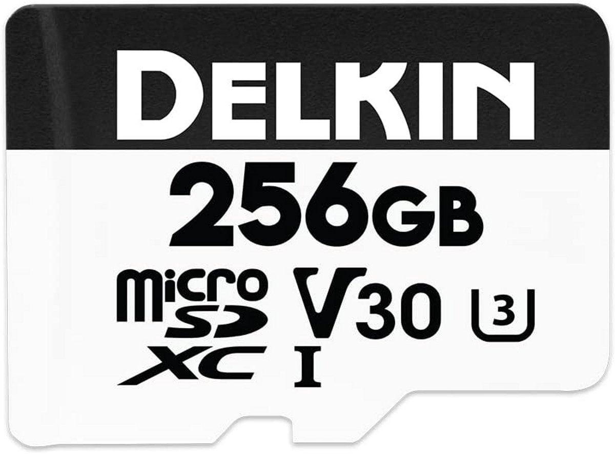256GB Supersnelle microSDXC UHS-I V30 Geheugenkaart voor 4K Video en Actiecamera's