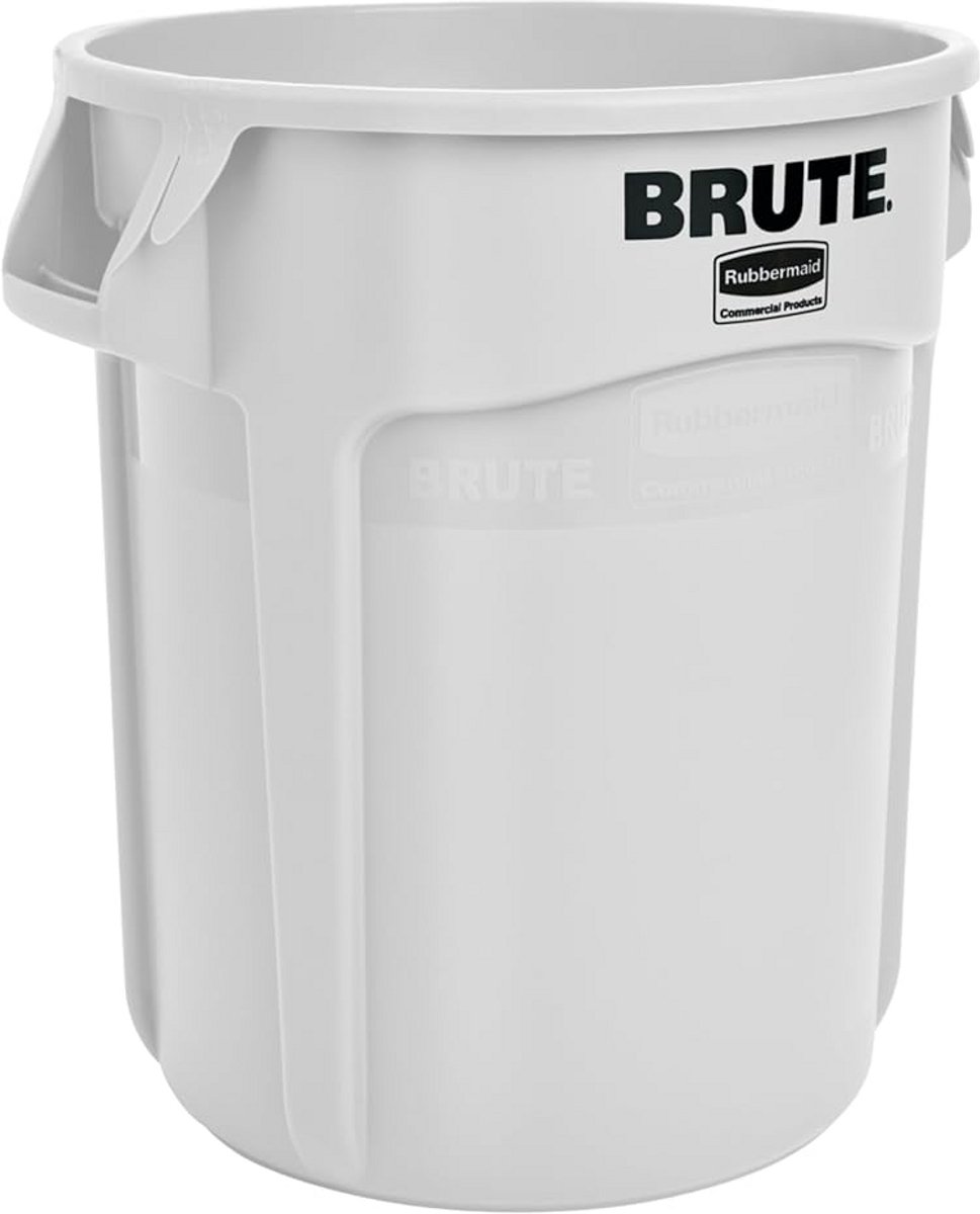 Grote Ronde Afvalcontainer 75.7L - Wit