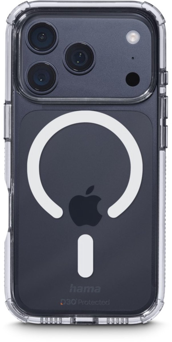 Hama hoesje geschikt voor Iphone 17 Pro - Extreme Protect MagCase - Transparant