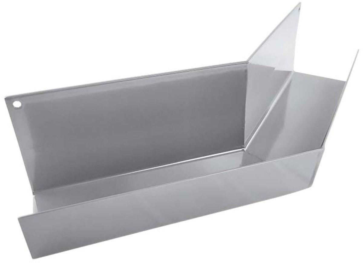 Renoplast® RK65 aluminium dakgoot hoek, buitenhoek 135° Grijs, dakgoot regenwaterafvoer plaatmetalen profielen, tuinhuis carport terras balkon insteekgoot, dakgoot