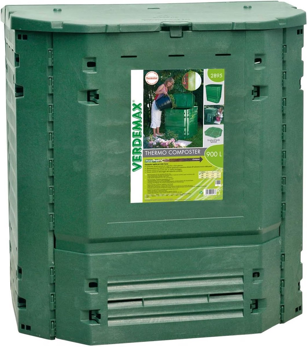 Isolerende Thermo Composter 900L (100x100x100cm) voor Snelle Compostering