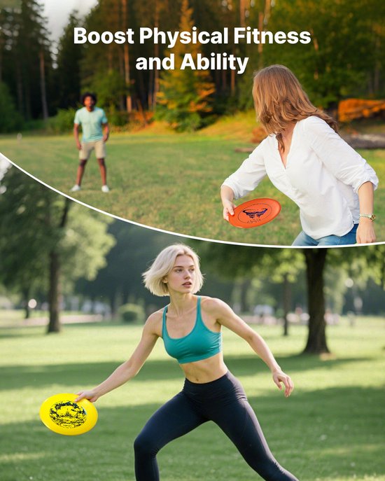 Discgolfset, 5-Delige Vliegende Schijven voor Beginners, Startset voor Volledige Lichaamsoefening, Inclusief Putter, Middenbereik, Driver, Minimarker, Geschikt voor Buitengebruik In Achtertuinen, Gazons En Stranden, Pdga-Gecertificeerd — afbeelding 3
