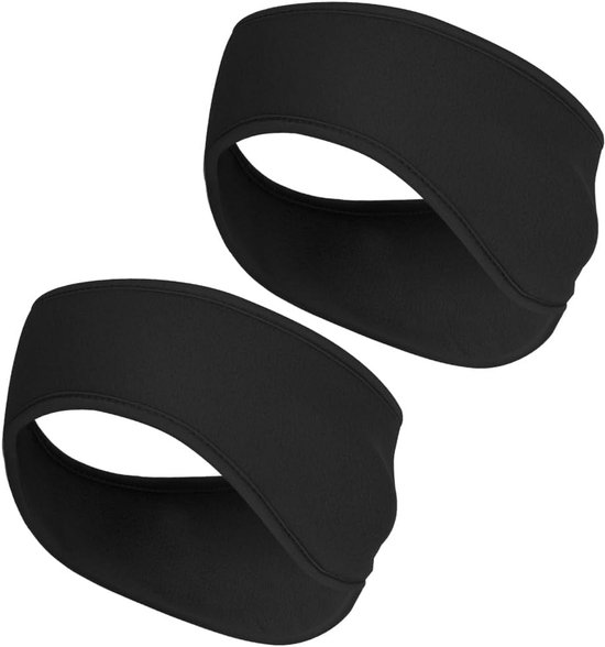 Set van 2 Warme Sport Hoofdbanden voor Oorverwarming - Fleece Winter Haarband voor Mannen en Vrouwen