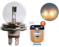 2x Philips Autolamp Vision R2 - 12V - 40/45W - Halogeenlamp - P45T - Wit