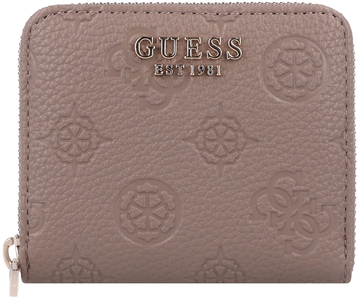Guess Cresida ll Portemonnee Dames - Ritsportemonnee - Imitatieleer - Taupe