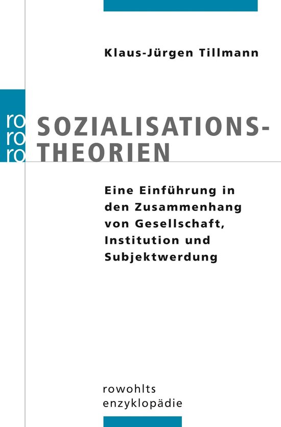 Sozialisationstheorien - cover