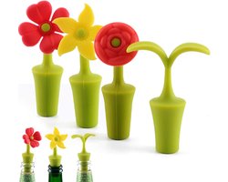 Silicone Wine Stoppers - Cartoon Leak-proof Bottle Stopper - Easy To Clean - Preserving Beer Champagne Drink Alcohol Supplies 6pcs