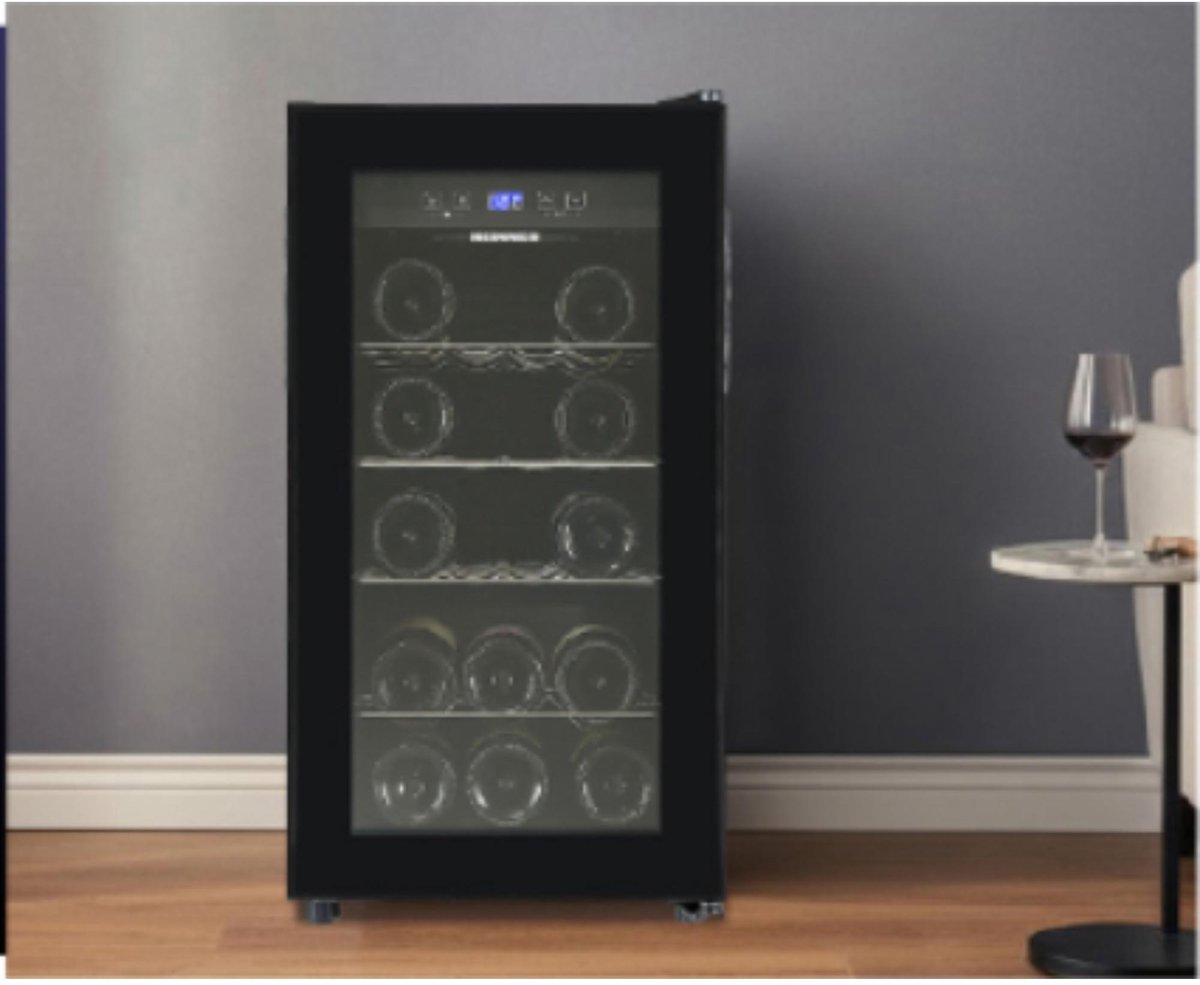 Heinner HRV-A52DRM18 Wijnkoelkast 55L voor 18 Flessen - afbeelding 3