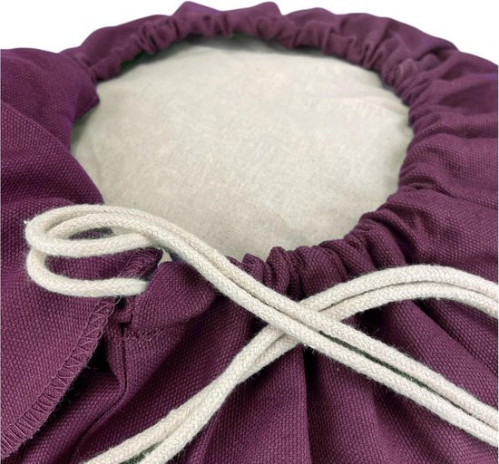 Hoogwaardig Meditatiekussen met Borduurwerk - Wasbaar Yogakussen Ø33 cm H: 15 cm met Persoonlijke Aanpassing van Hoogwaardig. — afbeelding 5