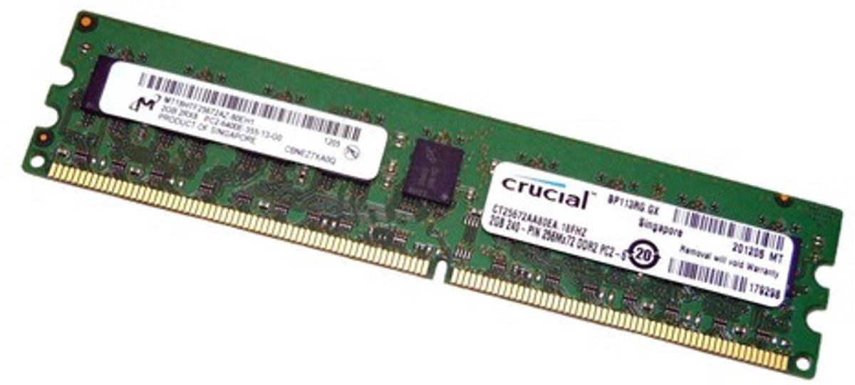 Micron Mt18Jsf25672Pdz-1G4F1Dd – 2Gb Ddr3 Dimm Desktop Geheugen – Betrouwbaar &