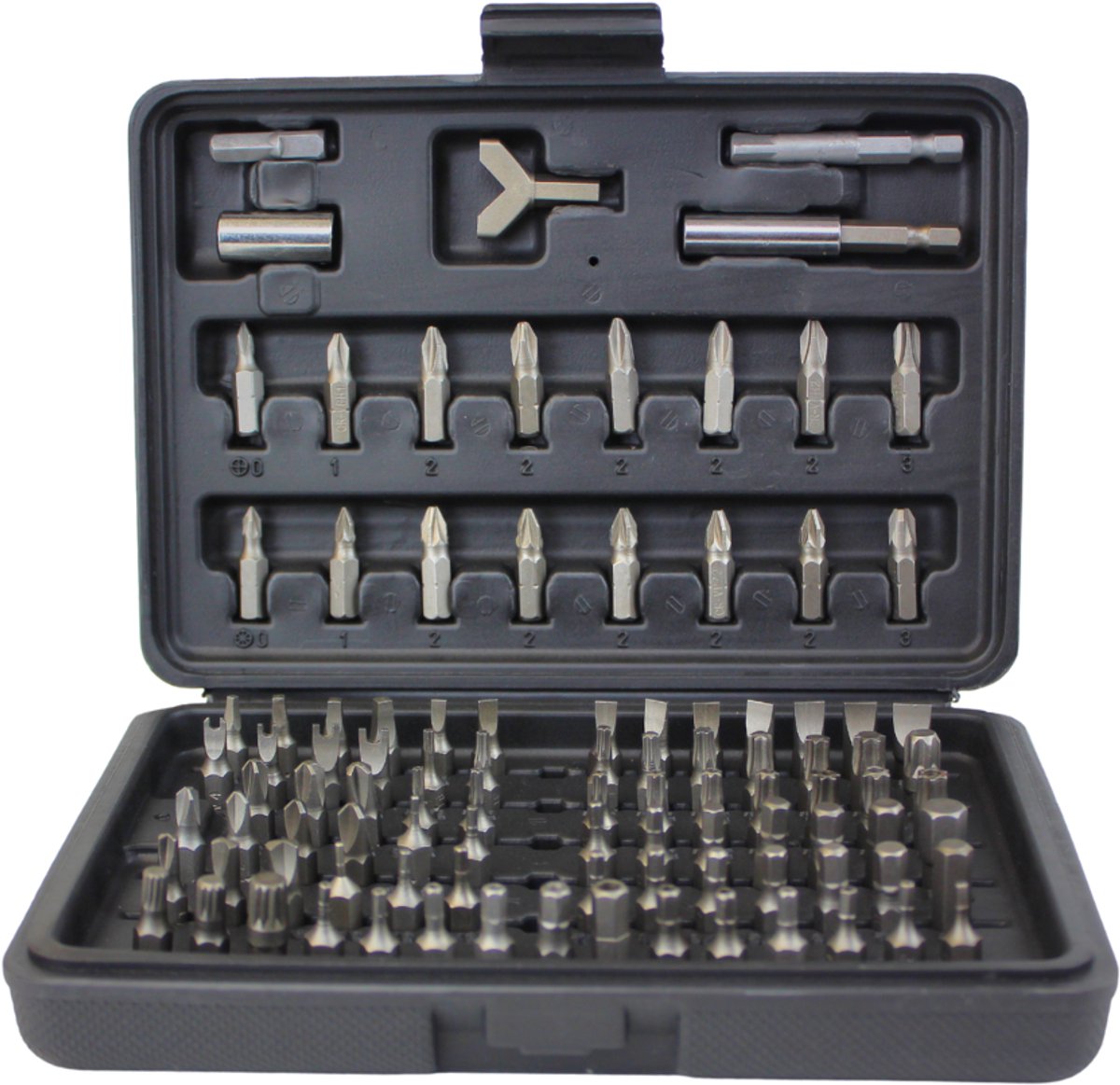 C-Line Marine - Schroefbitset - schroefbits - 100-delige set - bitset in doos - schroevendraaier bits - gereedschap set
