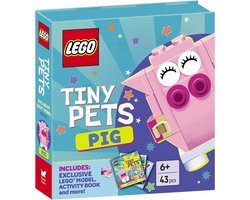 LEGO® Tiny Pets Play Box- LEGO® Books. Tiny Pets: Pig (with exclusive pig mini-build, paper crafts, stickers and activity book)