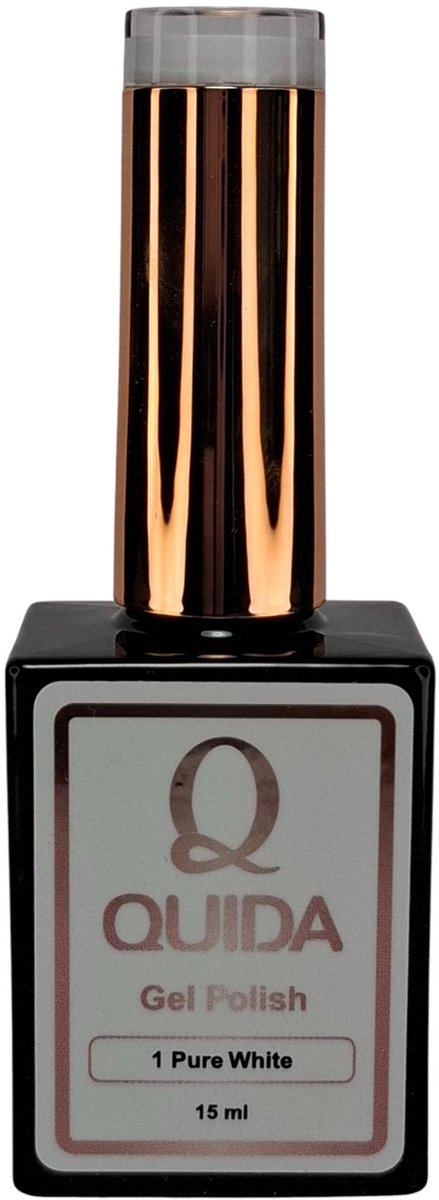 Quida gelpolish #1 pure white 15ml