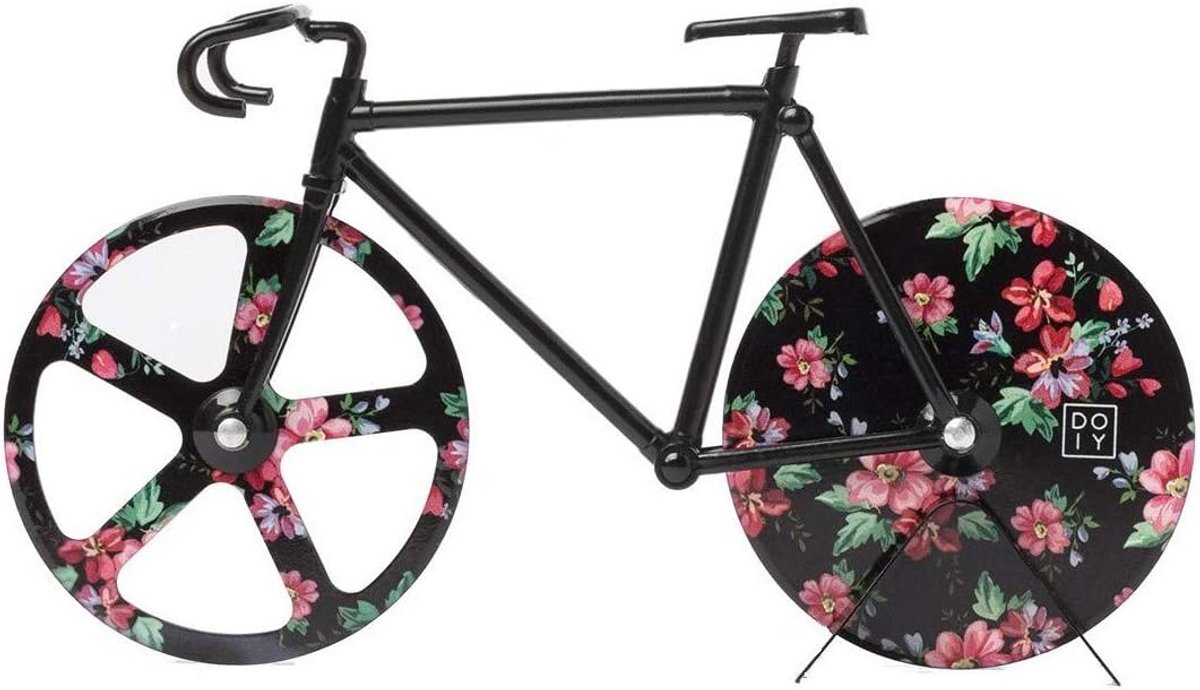 Creatieve Pizza Cutter in de Vorm van een Fiets - RVS Snijwiel voor de Keuken