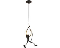 Creatief gepersonaliseerde kleine humanoïde kroonluchter - gepersonaliseerde decoratieve lichten voor restaurants, cafés en winkels - Tricolor Lights woonkamer bedlicht licht balkon gangpad Wall Lights Little Human Art Children's Room Lights