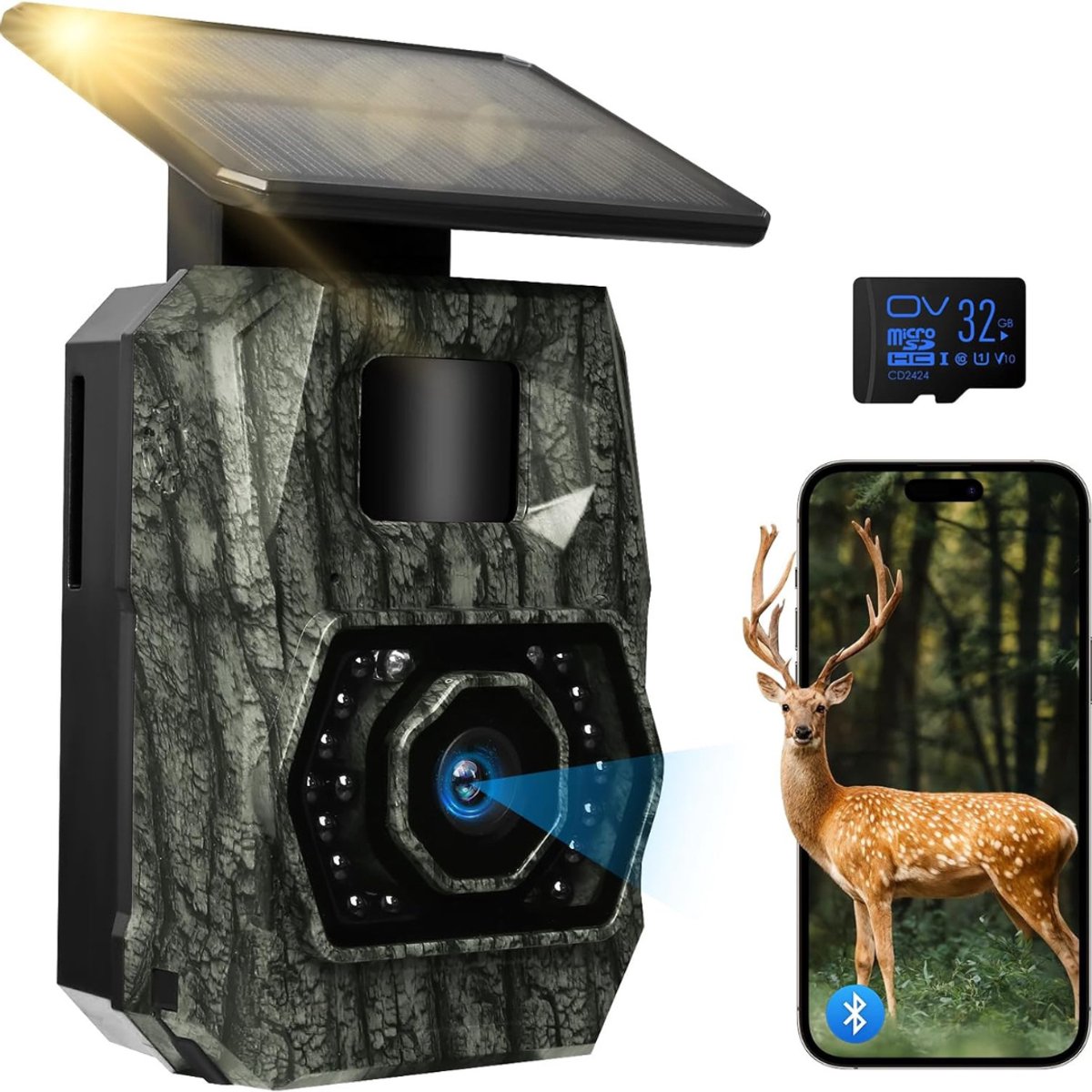 Wildcamera met Nachtzicht - Buitencamera - Waterdicht - Full HD