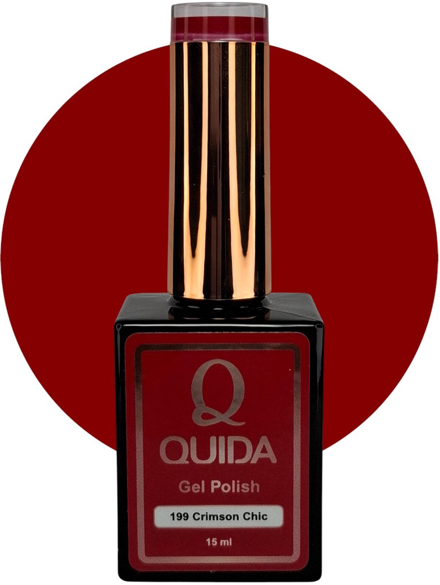 quida gelpolish #199 crimson chic rood 15ml