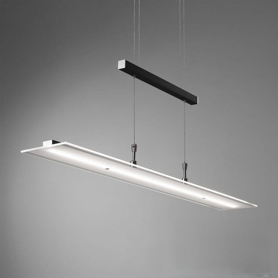 Layla LED hanglamp, lineair, goud, in hoogte verstelbaar, CCT