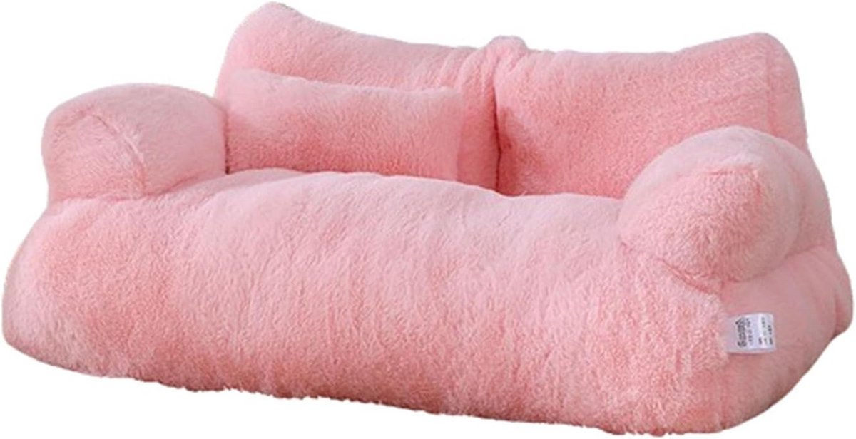 Luxe Pluche Huisdierenzachte Bank Wasbaar Kattenbed Hondenkussen Antislip