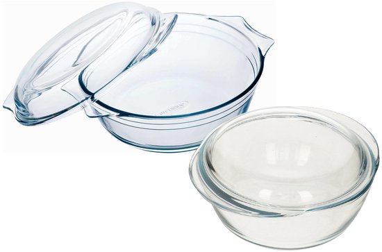 Plat à Four Rond Pyrex 25 Cm - Verre France - Occasion