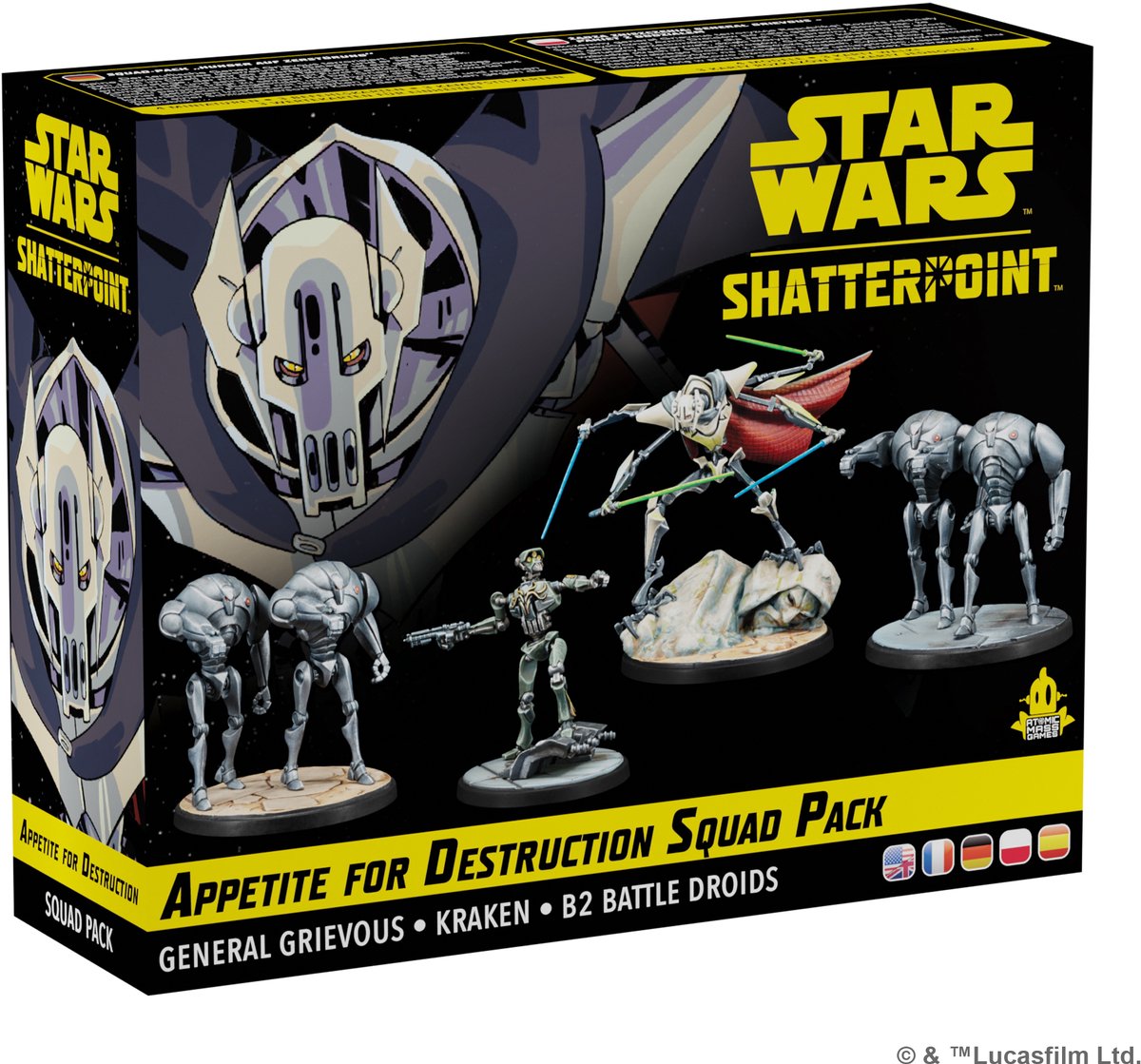 Star Wars Shatterpoint General Grievous Squad Pack - EN/FR/DE/PL/ES
