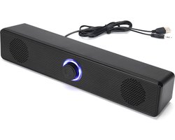 Gsedaox – Soundbar voor TV – Draadloos -Compacte Soundbar met Bluetooth- Hoogwaardig geluid – Film, Muziek & Games