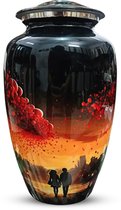 XXL As Urn - 3.5 Liter - Crematie Urn - Uniek - Voor Huisdieren of Menselijk As - Crematie As - Mini Urn - Decoratie Urn - Forever Together