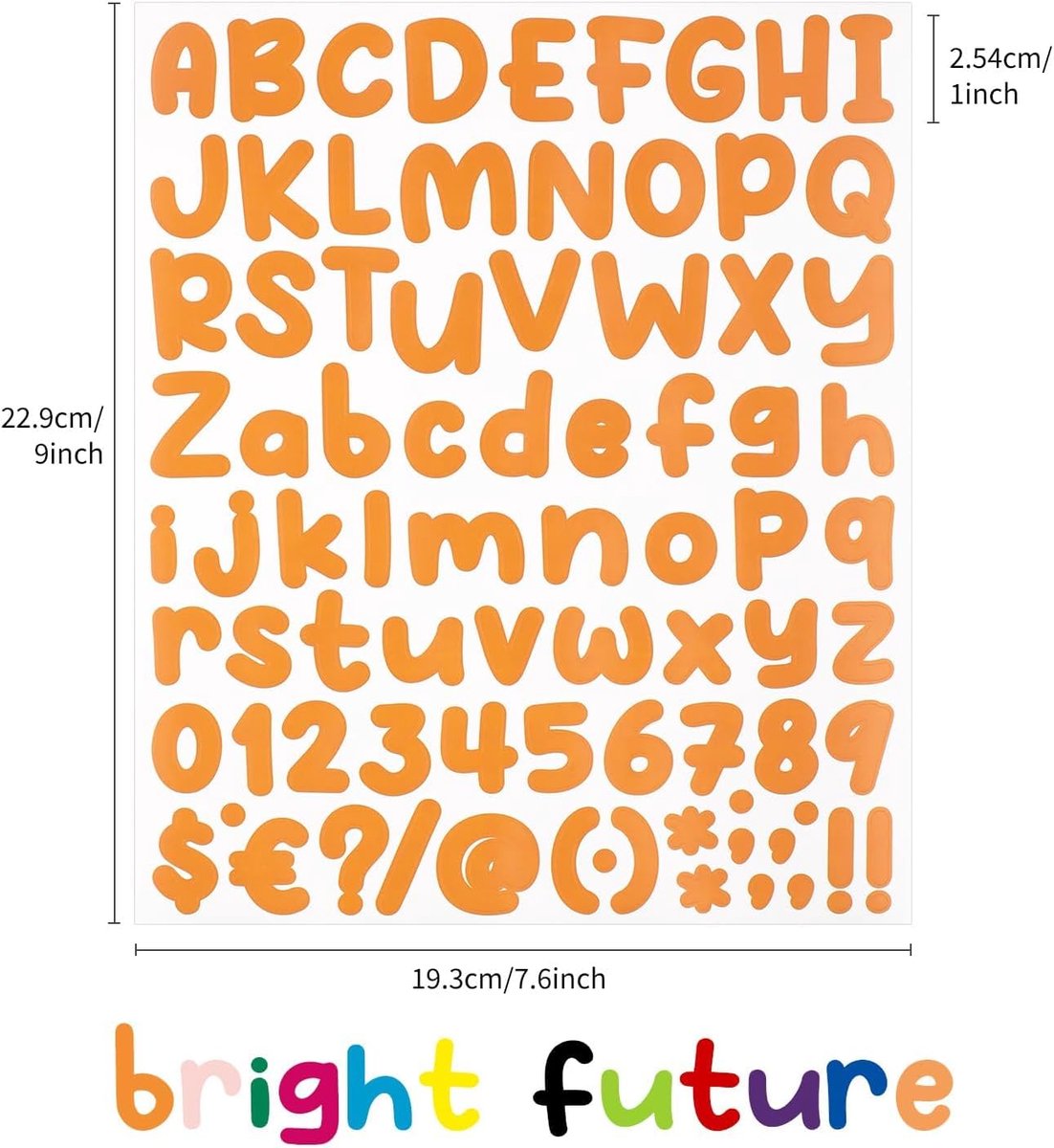 12 vellen letterstickers, zelfklevend, 972 stuks, alfabet aantal kleurrijke stickers voor wenskaarten, geschenken, feesten, doe-het-zelf knutselen, decoratie, 12 kleuren