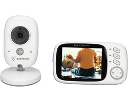 BabySure Babyfoon met Camera – 3.2” Scherm – Automatisch ...