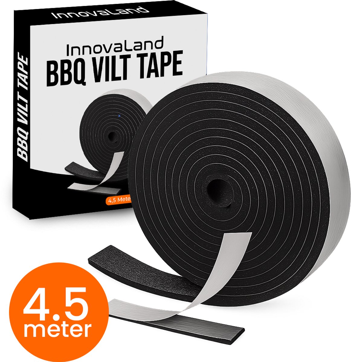 Innovaland - BBQ Vilt - 4,5 Meter - Tot 450°C - Kamado Accesoires - Glasvezel