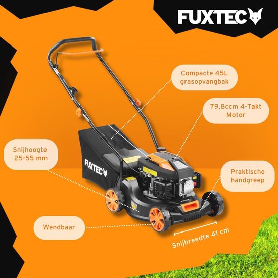 Benzine Grasmaaier 40cm - 1,3kW - Lichtgewicht en Compact — afbeelding 4