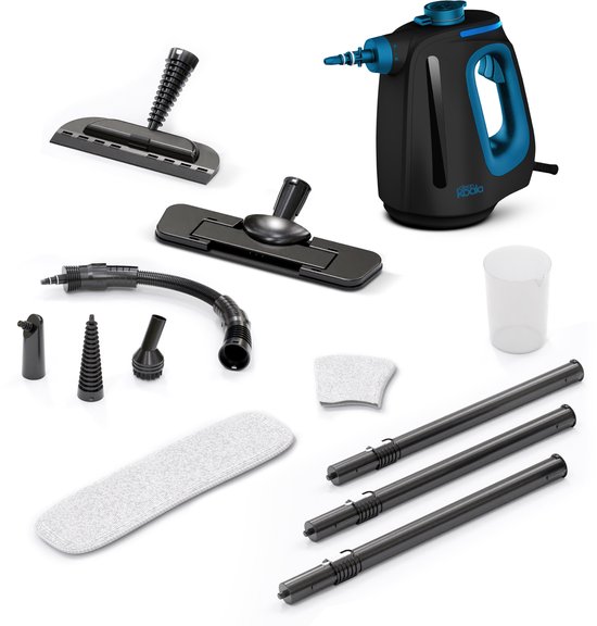 CleanKoala 2-in-1 Stoomreiniger – 15 sec Opwarmtijd – 30 min lang stomen– Incl. 12 Accessoires & 3 Geurmiddelen