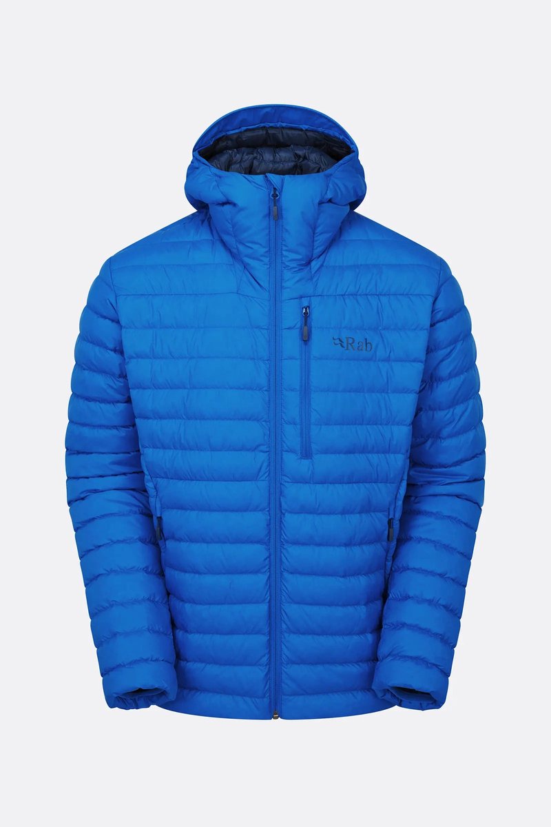 Rab Microlight Alpine Jacket QDB-12-FGP footprint graphene Blauw