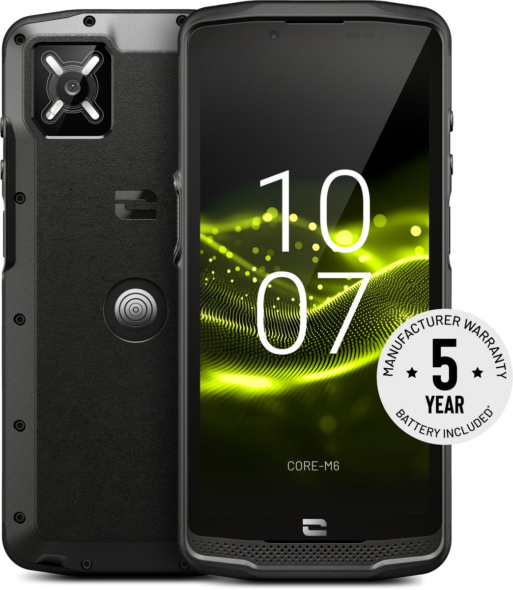 Crosscall CORE-M6 15,2 cm (5.99") Dual SIM Android 15 5G USB Type-C 6 GB 128 GB 4950 mAh Zwart
