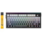 ATTACK SHARK R85HE - Magnetic Switch Wired Gaming Toetsenbord - 79keys - RGB light strip - Decorative Lanyard - Volume knob - PBT Keycaps - 8Khz - 0.005mmRT - 0.08ms - Moonlit Night